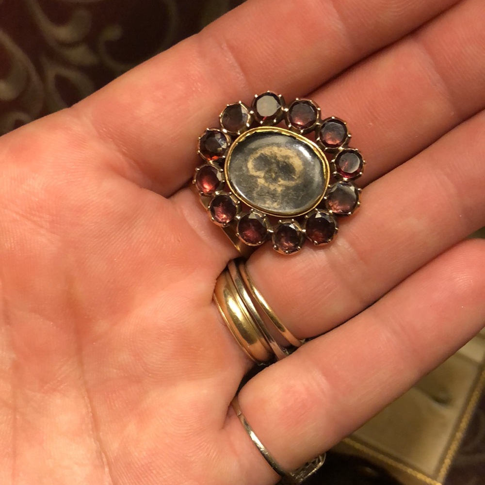 Georgian Victorian mourning brooch - Picture 9 of 9